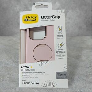 Q2. OtterBox OtterGrip Symmetry Case MagSafe for iPhone 14 Pro - Made‎ Me Blush